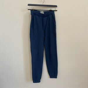 Everlane "Off-Duty Jogger" Sweatpants Blue - Size XS Organic Cotton